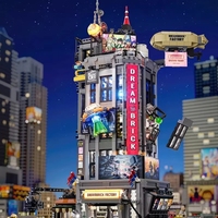 Lumibricks 19015 Film Studio Street Series, Modelo de Ensamblaje, Juguetes de Construcción, Decoración Coleccionable, Regalos, Juego de Bloques de Construcción