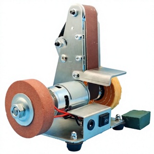 Multifunctional Desktop Vertical Micro <b>Mini</b> Electric Belt Sander DIY Polishing machine fixed angle <b>grinder</b> - Product Image 1