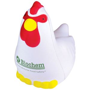Pelota Antiestrés de Espuma de PU con Forma de Pollo, Personalizable con Logotipo, Ideal para Regalos Promocionales y Eventos - Product Image 3