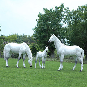 Life Size Rideable Fiberglass <strong>Horse</strong> Statue Realistic Resin Standing <strong>Horse</strong> Sculpture for Western Theme Party &amp; Event Decor - Product Image 4