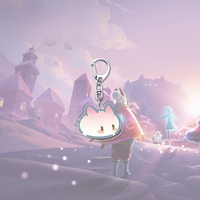 Gantungan Kunci Akrilik Sky Children of the Light Manta, Gantungan Tas Ransel Anak Bergambar Kartun Lucu, Hadiah Periferal Game untuk Teman