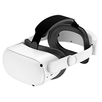 Sangle de remplacement pour casque VR Meta Quest 2 - Coussin en silicone souple et réglable Elite