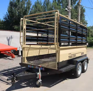 Trois tonnes de petite remorque de transport d'animaux pour l'utilisation de ferme de porcs de bétail - Product Image 2