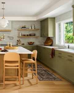 버몬트 베스트 셀러 주방 가구 단단한 나무 주방 캐비닛 싱크대와 현대 석영 돌 조리대 주방 캐비닛 세트 - Product Image 4