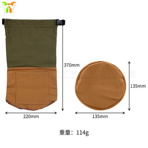 Outdoor camping portable kerosene <b>lamp</b> canvas storage bag, retro LED rechargeable decorative <b>lantern</b> protective cover. - Product Image 5
