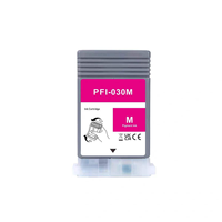 Kartrid Pigmen Penuh Kompatibel untuk Printer ImagePrograf TA-20/TA-30 PFI-030 Kapasitas 130ml Hitam/Magenta/Kuning/Cyan