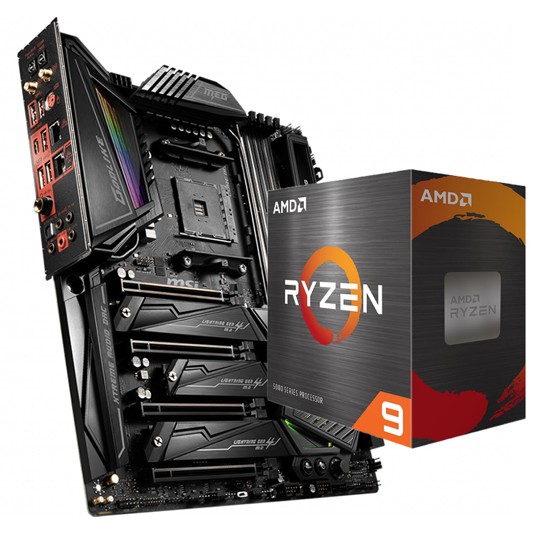 MSI MEG X570GODLIKEマザーボードは、AM4ソケット用のRyzen R5 5600G