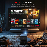 Projecteur LCD Intelligent Wupro K2, Applications Mondiales, Support 4K UHD, LED, 1000 Lumens ANSI, Système d'Exploitation Linux, Mise au Point Automatique, pour Home Cinéma et Jeux