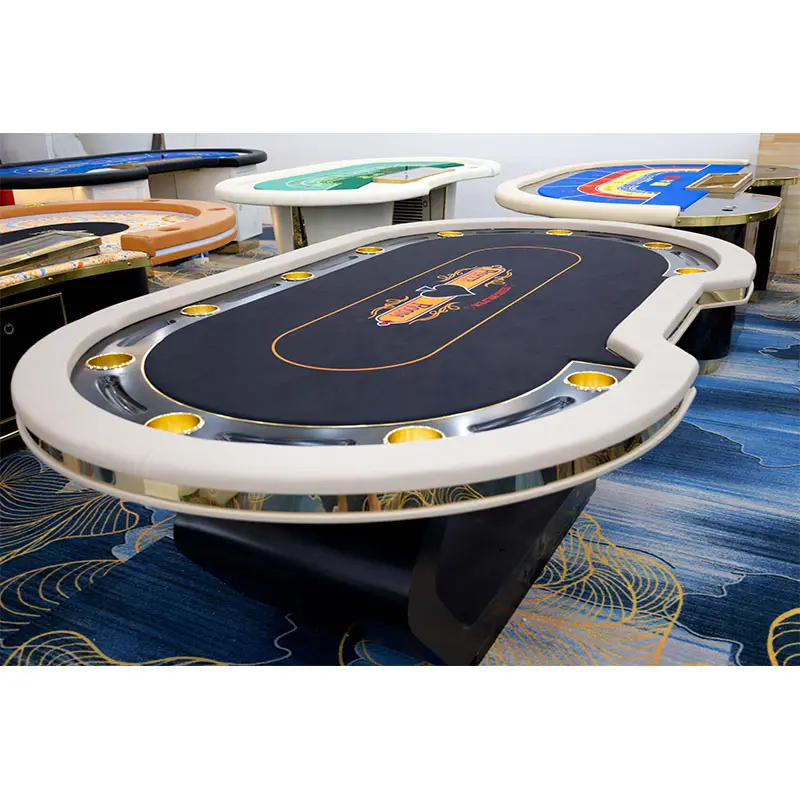 Mesa de póquer de Texas Holden personalizada de alta calidad Mesa de póquer de Texas de nuevo diseño para Casino