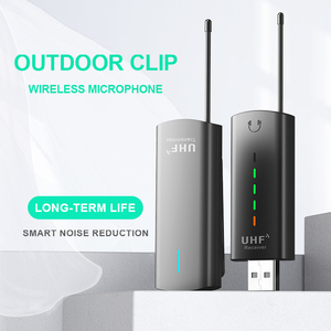Micro Không Dây Cho Điện Thoại Quay Video Phỏng Vấn Podcast Vlog Micrô Có Thể Sạc Lại Uhf Lapel - Product Image 2
