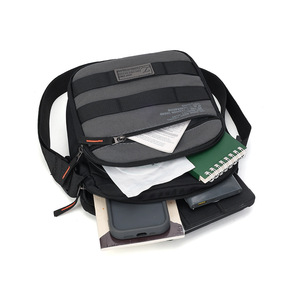Sac messager pour homme Zhenzhou, grand sac en tissu Oxford durable, sac de voyage d'affaires, sac bandoulière gris, noir, bleu, vert - Product Image 5
