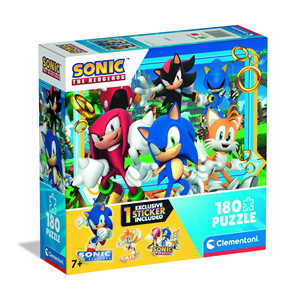 CLEMENTONI - กล่องสี่เหลี่ยม 180 ชิ้น SONIC-4 PUZZLE - Product Image 1