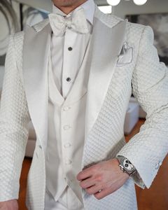 Costume de luxe pour homme <span class=keywords><strong>italien</strong></span>, couleurs variées, blazer, pantalon, ensemble 3 pièces, jacquard, soirée, bal, mariage, costume de marié, smoking - Product Image 1