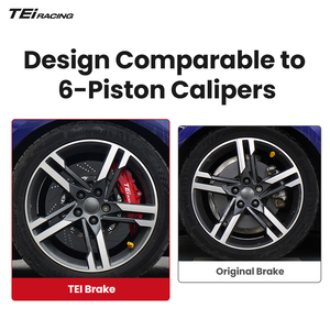 Kit de frein avant TEi P40NS+ 4 pistons, étrier de frein forgé BBK pour VW <span class=keywords><strong>GOLF</strong></span> VII <span class=keywords><strong>Golf</strong></span> 7 R Line MK7 2012-2025, jantes 18 pouces - Product Image 6