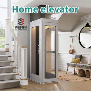 Lift Mini hidrolik, 300kg 400kg 450kg traksi tanpa gigi, Lift rumah luar ruangan untuk penggunaan perumahan 2-6 lantai - Product Image 2