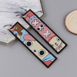 Nuevo Llavero de Anime Japonés de One Piece con Logotipo Personalizado Bordado de Luffy - Product Image 4