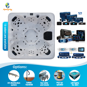 Jacuzzi de Esquina de Alta Calidad para 7 Personas, Bañera de Hidromasaje Acrílica con Cascada, Personalizable - Product Image 2