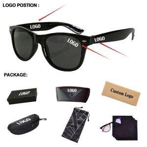 Lunettes de soleil personnalisées avec logo, en plastique recyclé, polarisées, avec protection UV à 100 %, fabriquées en usine, monture personnalisée - Product Image 6