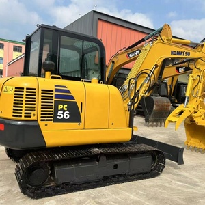 Miniexcavadora Usada Komatsu PC56 PC56-7, Máquina de Construcción Mini de 6 Toneladas, Excavadora KOMATSU PC56-7 en Venta - Product Image 3