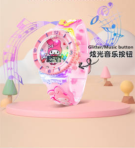 Reloj Infantil de Dibujos Animados con Música, Luces y Movimiento, Reloj de Juguete con Luces LED Intermitentes, Regalos de Cumpleaños para Niños y Niñas de 3 a 10 Años - Product Image 2