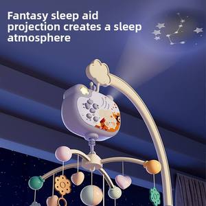 Mobile musical rotatif en plastique pour berceau de bébé, jouet suspendu pour lit d'enfant - Product Image 6