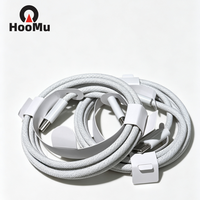 Cable USB-C a Tipo-C PD de Carga Rápida de 60W 5A con Malla de Nailon de 1m para iPhone 15/16 Pro/Pro Max, Power Bank y Uso en el Automóvil