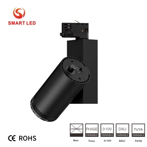 <b>SMART</b> 0-10V Dali Tuya Dimmable ceiling adjustable spot zoomable narrow beam 10 to 55 degree dimmable 35w 30w cob led track <b>light</b> - Product Image 4