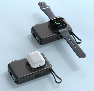 พาวเวอร์แบงค์แม่เหล็กออลอินวัน 10000mAh พร้อมปลั๊กไฟ AC ในตัว ชาร์จเร็ว 35W PD สายชาร์จในตัว ชาร์จไร้สาย 15W - Product Image 2