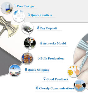 Set di Medaglie Commemorative in Metallo di Alta Qualità con Design Personalizzato in Stile Sportivo e Mini Distintivo Abbinato - Product Image 6