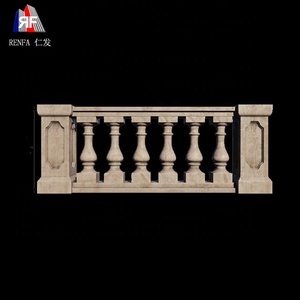 Stampo Europeo in Plastica ABS per Balaustre in Calcestruzzo Gettato in Opera, Design Moderno Classico Bianco, Forma Quadrata o Rotonda, Facile da Usare - Product Image 2