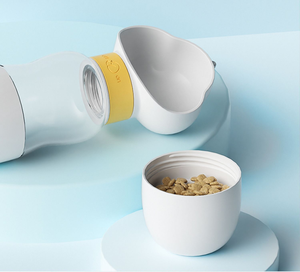 Du Lịch Ngoài Trời Xách Tay Pet Du Lịch Chai Nước Leakproof Thực Phẩm Chai Nước <span class=keywords><strong>3</strong></span> Trong 1 Dispenser Trung Chuyển Cho Chó Và Mèo - Product Image 6