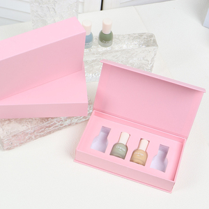 Caja de regalo cosmética de extensión de cabello magnética grande personalizada de lujo, embalaje de papel impreso personalizado para extensiones de cabello y cosméticos - Product Image 1