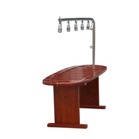 Lit de massage hydrothérapeutique Water Faery en bois et métal pour salons de beauté et piscines