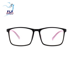 Volar logotipo personalizado rectángulo clásico gafas marco gafas de computadora de bloqueo de luz azul - Product Image 6