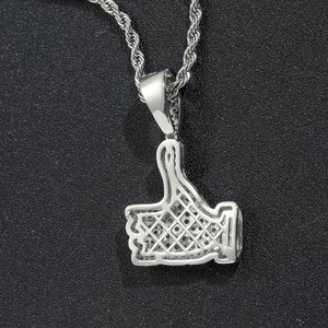 Pendentif Moissanite de Luxe en Argent Sterling 925 Plaqué Or, Breloque Givrée, Bijou Unisexe Tendance Hip Hop, Cadeau de Fête Spectaculaire - Product Image 3