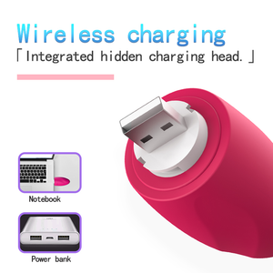 Vibrador de conejo de choque fuerte para mujer, carga USB inalámbrica, conversión de frecuencia de huevo de salto, dispositivo de masturbación portátil - Product Image 5