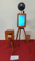 Espejo Mágico de Madera de Doble Cara para Cabina de Fotos, Compatible con Cámaras, Impresión Autoservicio, Capacidad para 15 Personas, iPad Magic Mirror Plus