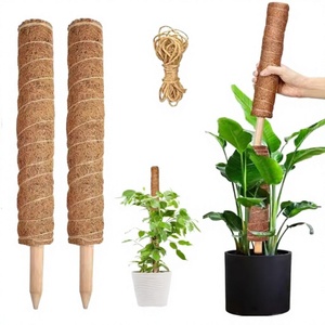 Best Selling Classic Natural Eco-Friendly Coconut Moss Pole Coco Coir Poles Biodegradable Lightweight From Eco2go Vietnam - Product Image 1