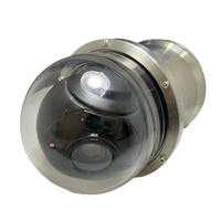 Kamera Penyelamatan Bawah Air 360 Pan-Tilt-Zoom 1080p 2MP IP68 Tahan Air Anti-Vandalisme Baja Tahan Karat Penglihatan Malam H.264 Jaringan 1