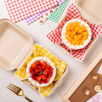 Emballage alimentaire personnalisé avec logo, taille sur mesure, pour hamburgers, biodégradable, résistant à l'huile, pour restaurants, papier anti-graisse