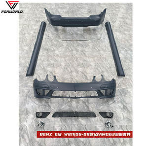 Pour Mercedes Benz classe E W211 06-09 AMG E63 voiture pare-chocs avant pare-chocs arrière capot lampe jupe latérale nouveaux Clips Source de fabrication - Product Image 3