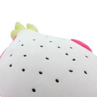 Produit tendance à succès, jouets en peluche de qualité supérieure, fruits en peluche rouges, dragon fruit