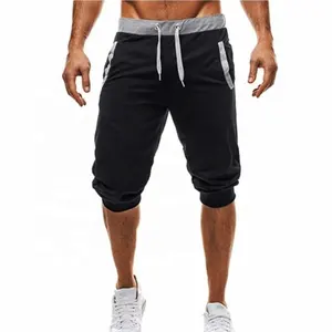 Rahat kontrast renk spor kısa pantolon düz renk erkek şort iyi satış erkekler şort toptan fiyat