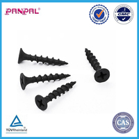 Jeu de vis pour cloison sèche noire galvanisée, 60 pièces, composants manuels en fer, kit d'outils de haute qualité disponible OEM, fournisseurs fiables