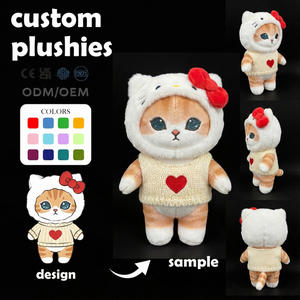 Fabricant de jouets en peluche personnalisés, faible MOQ, poupées Sony Angels, chevaux en peluche, figurines de dessin animé, figurines en maille, personnalisables pour anniversaire, pour le marché international - Product Image 3