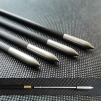 Tir à l'arc 3.2mm incrusté flèche Point 120 Grain en acier inoxydable carbone flèche arbre arc classique et flèche chasse accessoires de tir