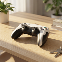 Control de Videojuegos GAMINJA en Stock en EE. UU. para PS4, Joystick de Alto Rendimiento con Efecto Hall, Doble Vibración, Gamepad de 6 Ejes