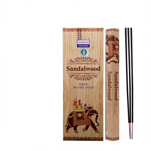 Bâtons d'encens Darshan Sandalwood Flora, bois aromatique indien, bâton parfumé, 100% naturel, écologique, Hexa, utilisation toute saison - Product Image 2