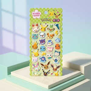 For <b>Marshmallow</b> Cartoon Stickers Cute Face Korean 3D Puffy UV Printed Diary Laptop Luggage Phone Deco Bulk Distributor - Product Image 3