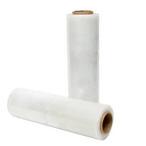 Moving Packaging Cling Durable Adhering White Recycled Pre Stretch Film